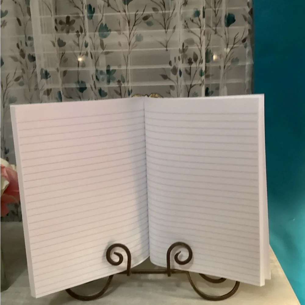 Fashion Notebook /Journal Pastel Pink and & light Gray